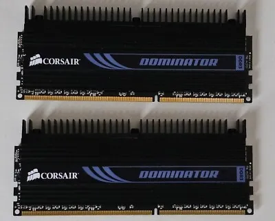 Corsair Dominator DDR3 RAM 4GB 1600MHz 2x2GB Used VGC CMP4GX3M2B1600C8 • £8