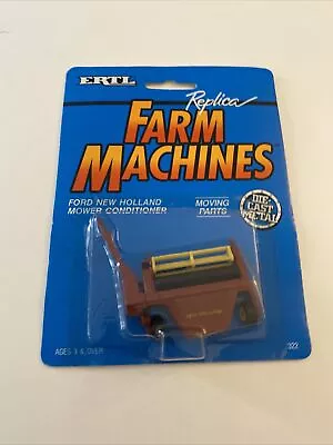 Vintage ERTL ~ New Holland ~ Mower Conditioner ~ 1:64 ~ Farm Equipment NIP • $19.99