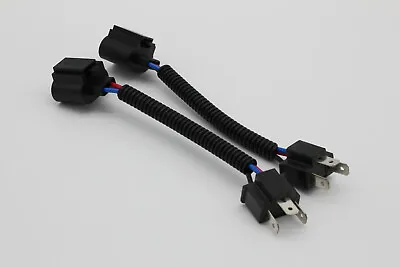 $8.25 • Buy Pair H4 9003 Male To H13 9008 Female Headlight Conversion Pigtail Harness Socket