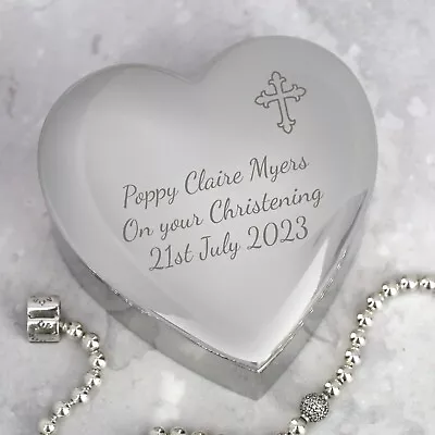 Personalised Trinket Box For Christening First 1st Holy Communion Girls Gifts • £12.99