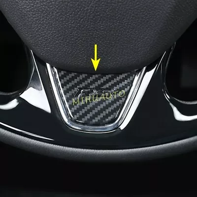 For 2018-2022 Mitsubishi Eclipse Cross Carbon Fiber Steering Wheel Cover Trims • $11.87