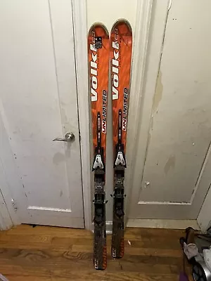 Volkl Ac3 Unlimited All Mtn Skis 163cm W/ Bindings  • $189.99