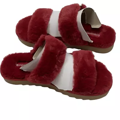 UGG Woman’s Fur-Ah Slipper Sandals • $45