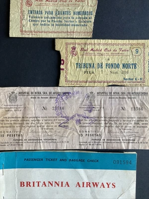 £35 • Buy Real Madrid V Man Utd 1968 European Cup Semi Final Tickets Check Description