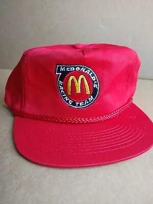 McDonald's Racing Team SNAPBACK HAT VINTAGE ROPE CAP  • $17