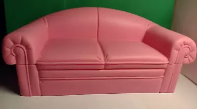 Vintage 1994 Barbie Dream House Mattel Pink  9  Couch Plastic Furniture • $9