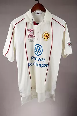 Vintage Northamptonshire County Cricket Club Authentic Shirt Jersey Size S • £65.99