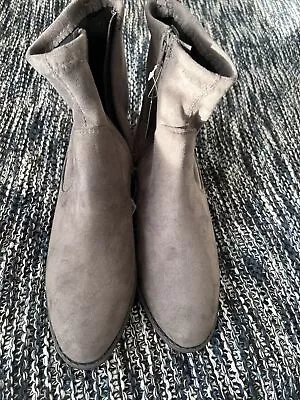 £19.90 • Buy Ladies Next Suede Type Ankle Boots Size 6 Grey