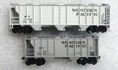 2 N Scale Western Pacific Covered Hoppers - Atlas • $19