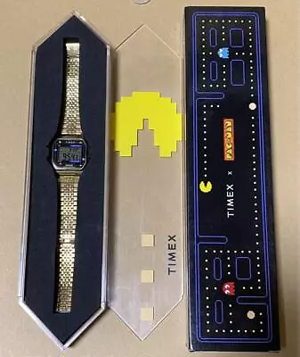 TIMEX 80 X Pac-Man TW2U32000 Men’s Watch Digital Square Gold 39×34×11mm • $173