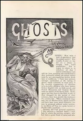 Ghosts. An Uncommon Original Article From The Strand Magazine 1891. 1891 • $19.56