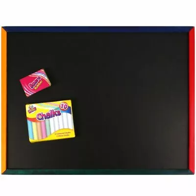 £7.99 • Buy LARGE CHALKBOARD 33cm X 43cm Black Message Notice Specials Menu Board Bar Pub