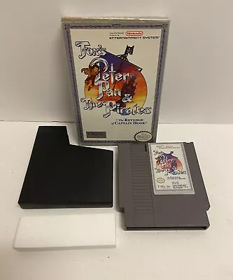 Fox's Peter Pan And The Pirates Nintendo NES CB Game Cartridge + Box • $59.99