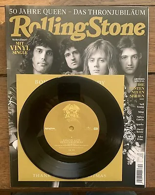 QUEEN - German Rolling Stone Magazine With Bohemian Rhapsody - 7  P/S Single • £20