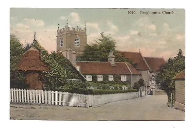 Vintage Postcard Pangbourne Church Berks. Single Ring Cancel CUDDESDON 1909 • £3