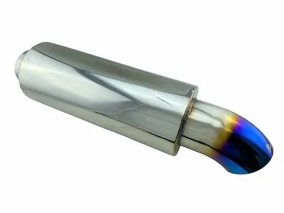 Hiflow 3.5  Stainless Steel Exhaust Performance Muffler Fits Jdm Euro Usdm Cars • $99.95