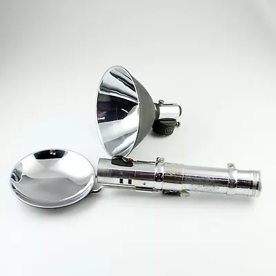 Heiland 2-Cell Chromed Brass Flash Gun + Pan & Right-Angle Reflectors Star Wars • $49.99