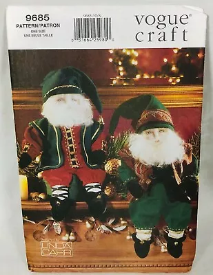 Vtg OOP Vogue Sewing Pattern 9685 Linda Carr Christmas Elf Dolls Clothes UC FF • $22