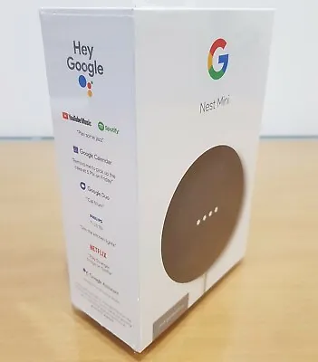 $59.90 • Buy Brand New Google Nest Mini (2nd Generation) Smart Speaker GA00781-AU Charcoal 
