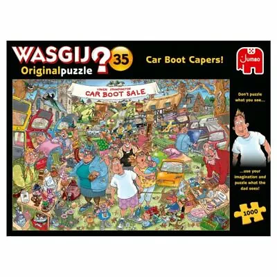 Wasgij Jigsaw 19184 Puzzle Car Boot Capers - 1000 Piece Brand New And Sealed • £10