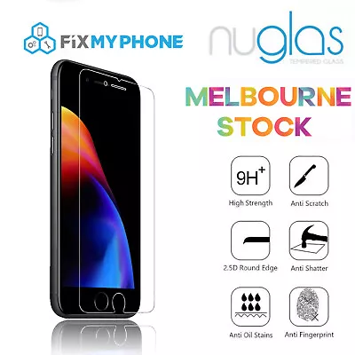 For IPhone 8 4.7   Premium NUGLAS 2.5d Tempered Glass Screen Protector  • $7.95