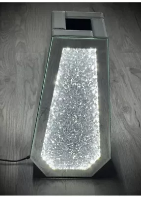 £44.99 • Buy LED Diamond Crushed Crystal Sparkly Mirrored Floor Vase 40CM