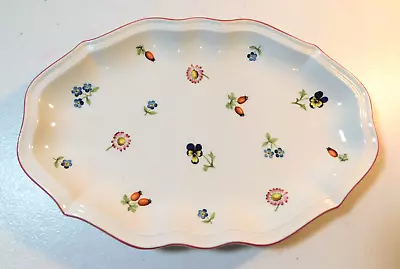 Villeroy & Boch  Petite Fleur  Pattern Relish Dish / Gravy Underplate Germany • $19.99