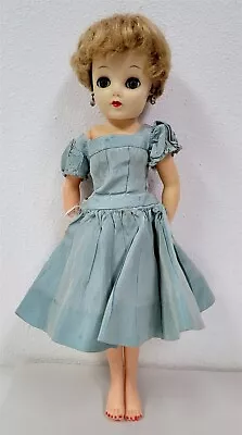 X-957 Vintage 1960's Marked B18 17  Vinyl Doll With Miss Revlon Dress • $4.99