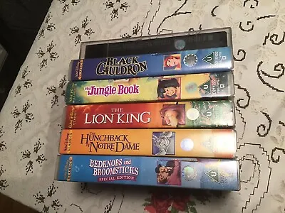 £15 • Buy 6 X Walt Disney Vhs Tapes,jungle Book,lion King, Muppet Treasure Island,  ++
