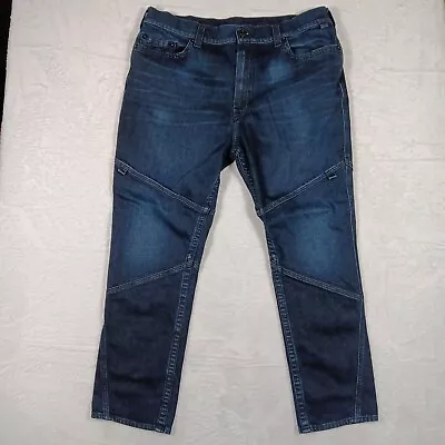 True Religion Jeans Mens 40 Blue Denim Logan Relaxed Taper Cowboy Western  • $39.99