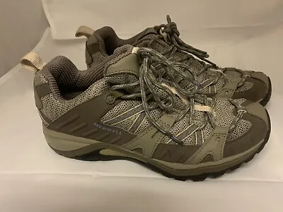 MERRELL Siren Sport 2 Grey Olive Hiking Trail Shoes J58284 UK 5 US 7.5 EU 38 • £29.99