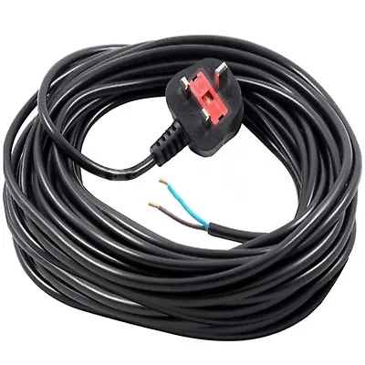 2 Core Electric Mains Power Lead Plug Cable For BLACK & DECKER Lawnmower 12M XL • £15.69