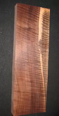 Curly Claro Walnut Lumber Block Carving Art Craft Knife 25  AAAAA • $49.99