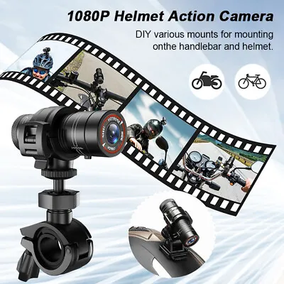 Waterproof Motor Bike Motorcycle Action Helmet Sports Camera Cam FULL HD 1080P • £24.99