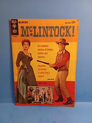 McLintock Gold Key Comics 1963 John Wayne With Maureen O'Hara /IND4/ • $48