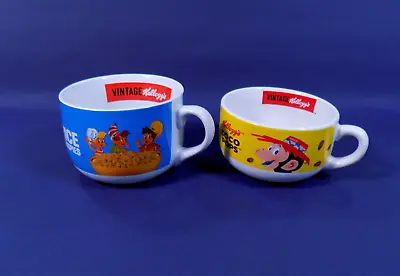 £20 • Buy Kelloggs Coco Pops 2021 And Rice Krispies 2019 Bowls / Mugs With Handle X 2