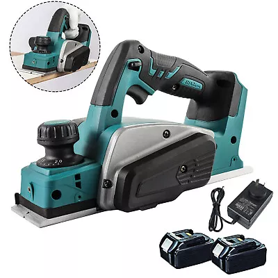 15000RPM 18V ELECTRIC CORDLESS PLANER 82mm Wood Plane Set Fit Makita Battery AU • $120.85