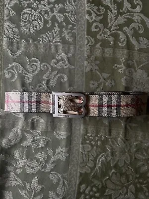 Burberry Belt Gold Chrome Size 28 To 36 • $130