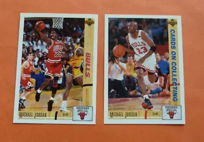 (2) Michael Jordan 1992-93 Upper Deck International Spanish Cards #38 & 181 • $1.99