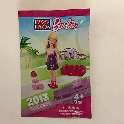 Mega Bloks 2013 Barbie Exclusive Figurine New Sealed • $6.99