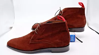 Italian Designer -Vero Cuoio By Nikky Capri Brown Tobacco Suede Chukka Boots 10D • $150