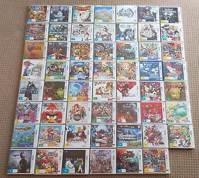 Massive Nintendo 3ds Bulk Sale - Various Rare Gems Mostly In Aus Pal Format • $20