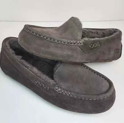 Women's UGG Ansley Slipper Moccasin Shoes Thundercloud Grey Size 10 • $44.98