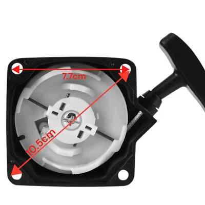 Avviatore A Strappo Per Decespugliatore 49cc E 52cc - In Nylon E Lega Di Alluminio, 81x66mm, Per Motori 2 Tempi - Foto 6