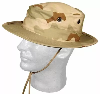 Military Issued 3 Color Desert Boonie Hat-NEW • $19.49