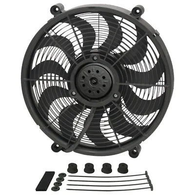 Derale Fan Assembly 18217; H.O. RAD 17  Electric 2400cfm 23.5A Push/Pull • $144.99