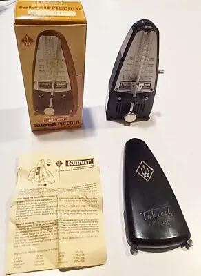 Wittner Metronome Taktell Piccolo #836 W/ Box & Instructions Made In W-Germany • $20