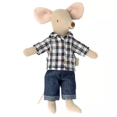 Maileg Dad Mouse Doll _free Shipping Dolls_ Birthday Gifts_ Boys Toys Girls Toys • $47