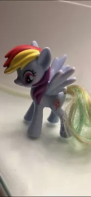 My Little Pony Rainbow Dash Mini Figure 2016 Brushable Tail 3  McDonalds • $0.99