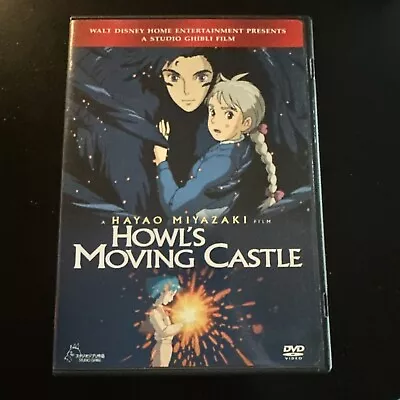 Howl's Moving Castle DVD Hayao Miyazaki 2004 Movie Anime Walt Disney 2-Disk Set • $3.99